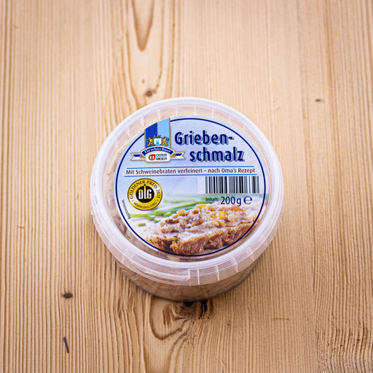 Griebenschmalz mit Schweinebraten, 200g