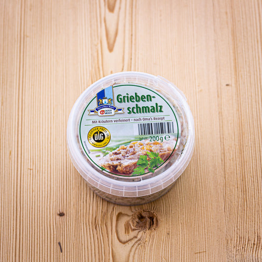 Griebenschmalz mit Kräutern, 200g