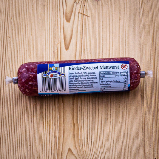 Rinder-Zwiebel-Mettwurst, 150g