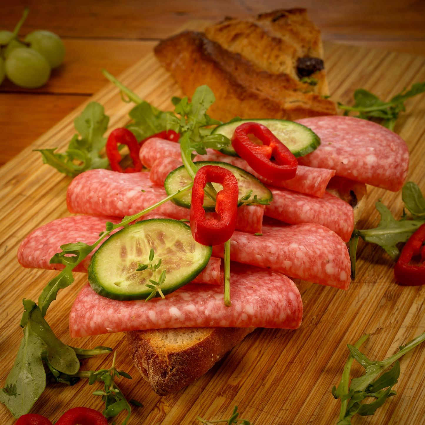 Salami Hausmarke 1A geschnitten, 100g
