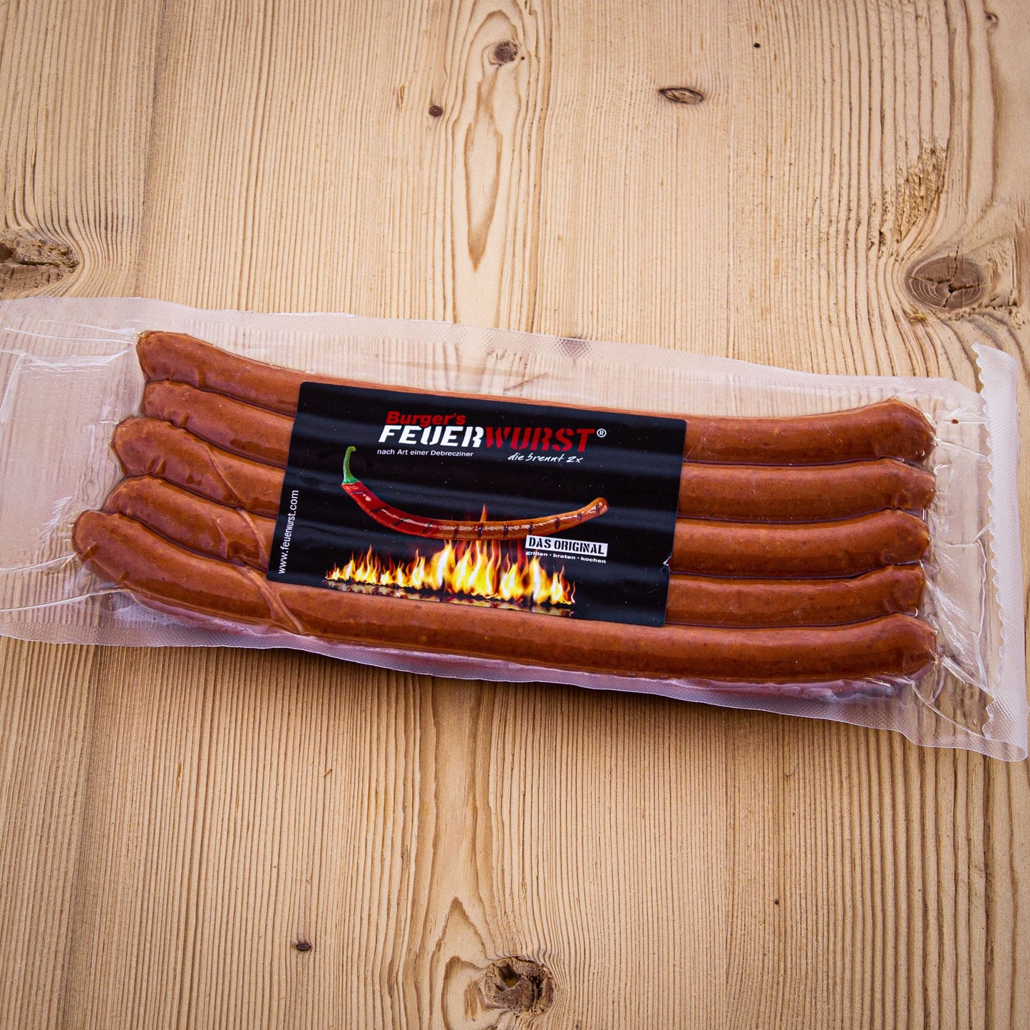 Feuerwurst, 400g - 5x 80g  je Packung