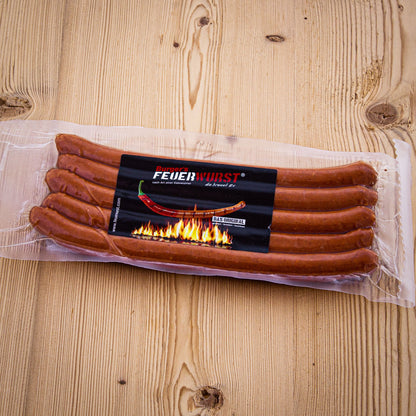 Feuerwurst, 400g - 5x 80g  je Packung