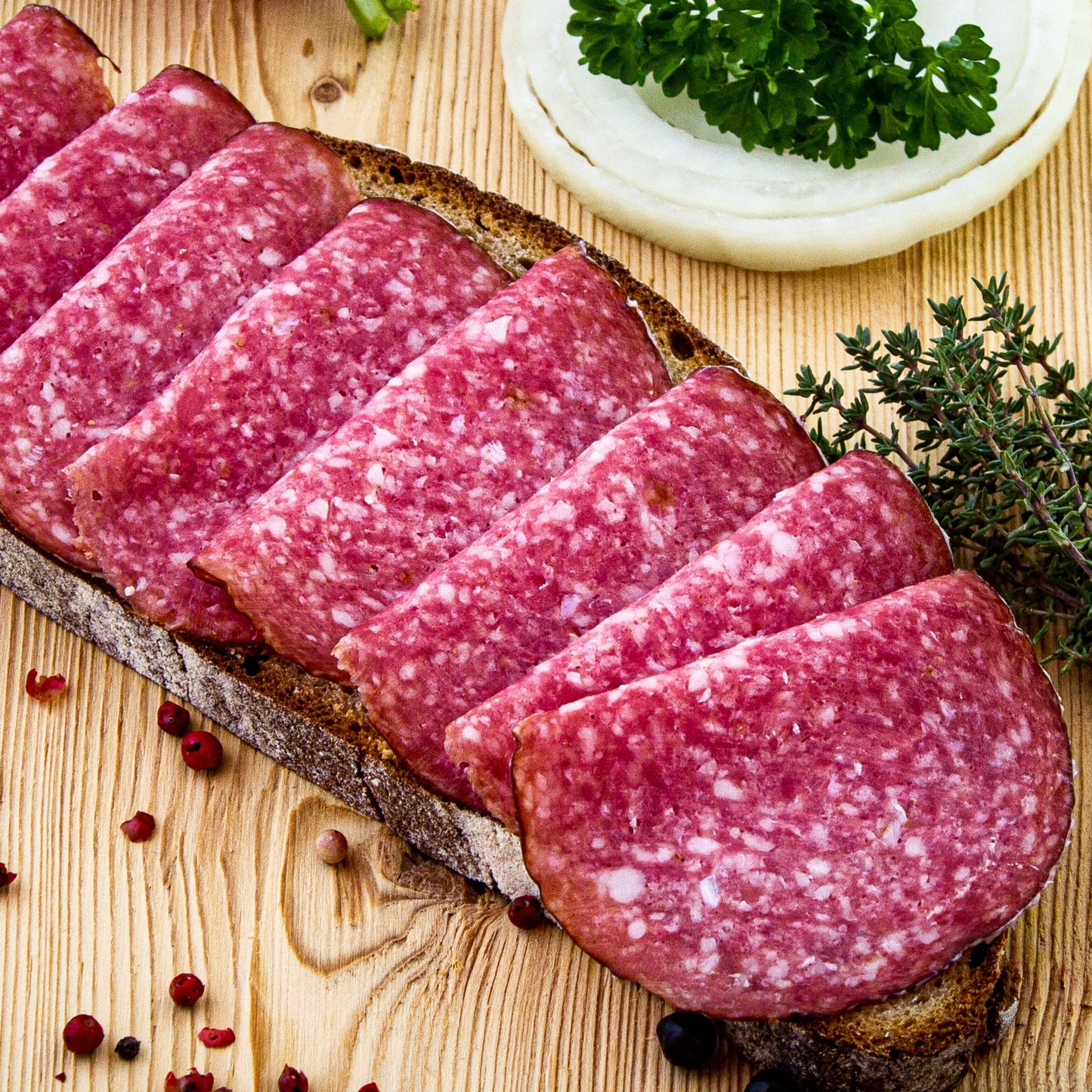 Niederbayerische Rauchsalami QS, 700g