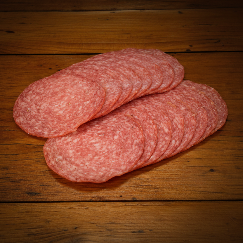 Salami Hausmarke 1A geschnitten, 100g