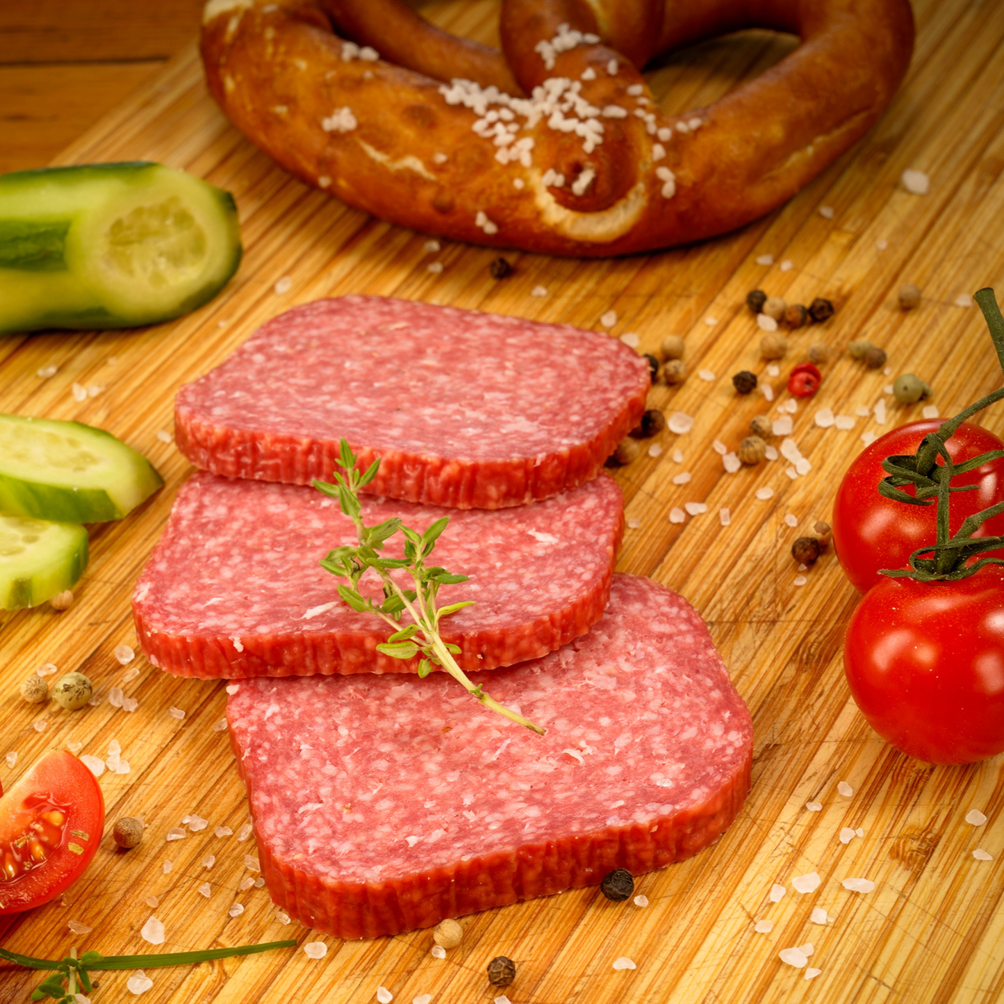 Kantsalami Iang, mit Rindfleisch