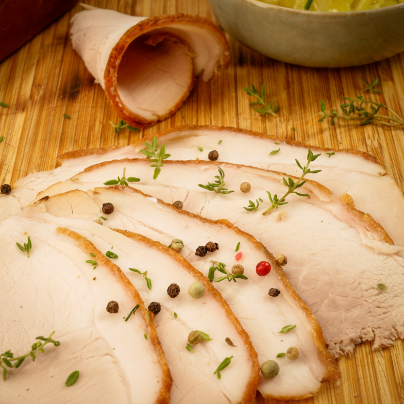 Schweinekrustenbraten vorgegart