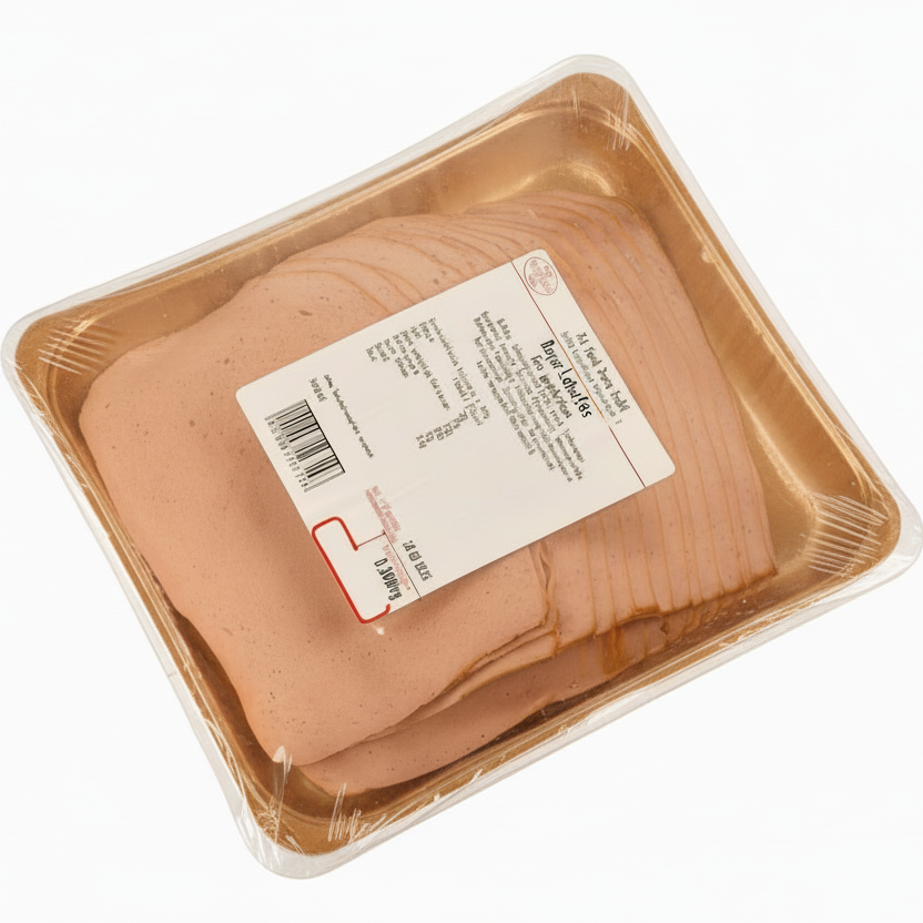 Bayerischer Leberkäse fein geschnitten 500g