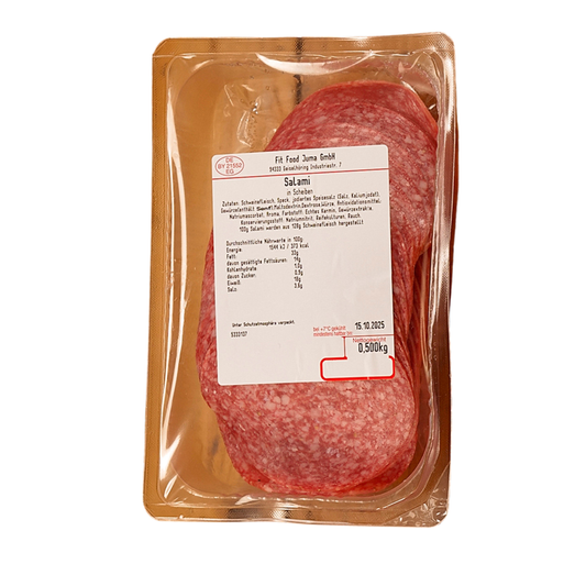 Salami in Scheiben, 500g
