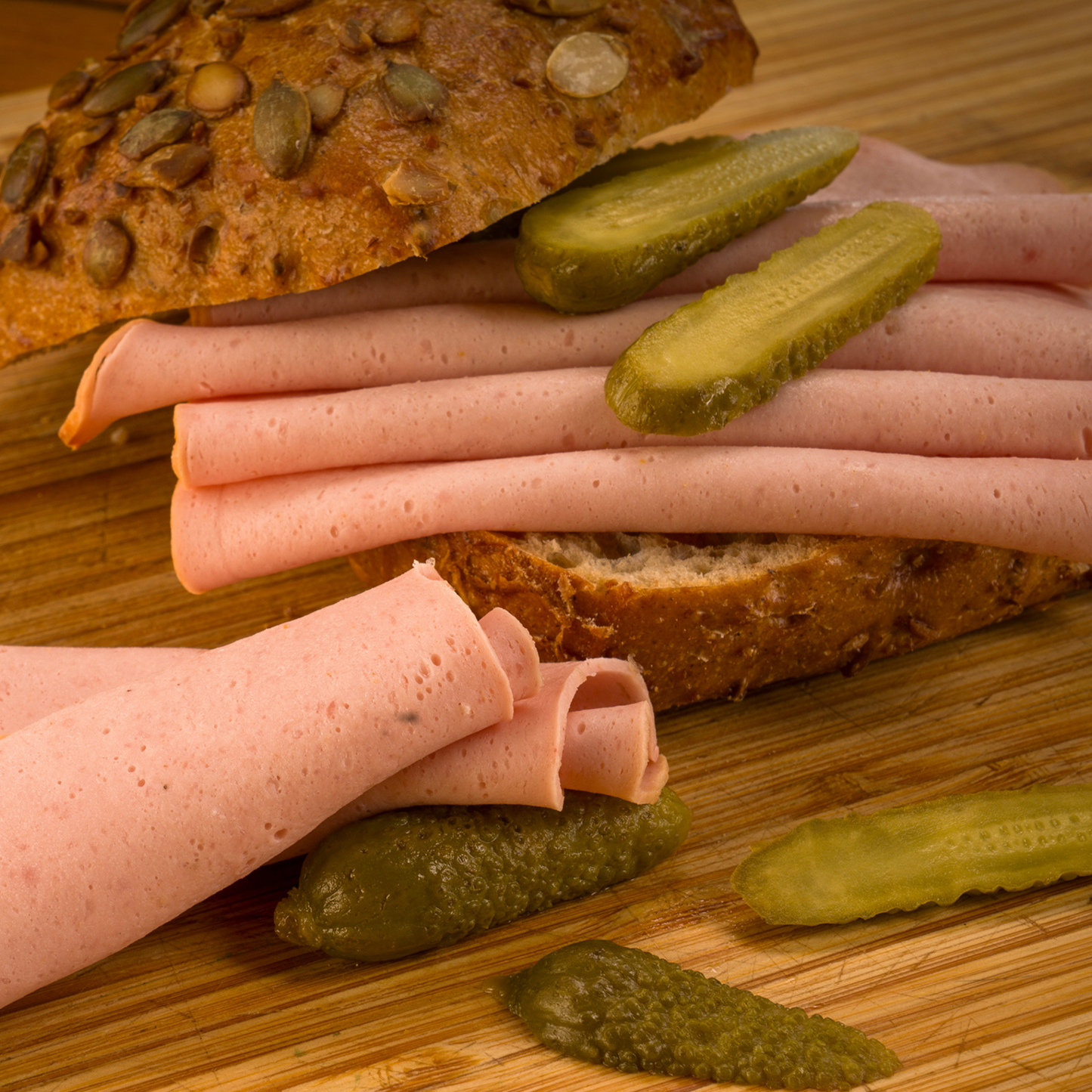 Bayerischer Leberkäse fein geschnitten 500g